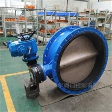 不銹鋼三偏心法蘭式電動蝶閥