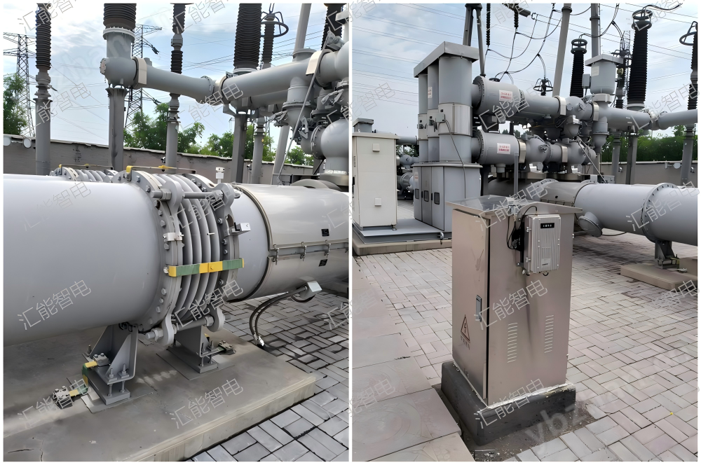 母線伸縮節形變監測系統