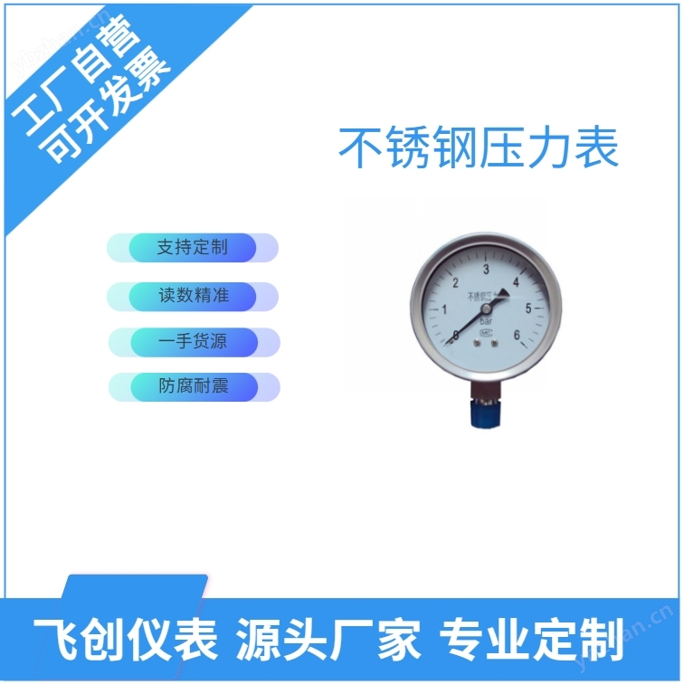 FC-YTF/YTH耐腐耐高温压力表