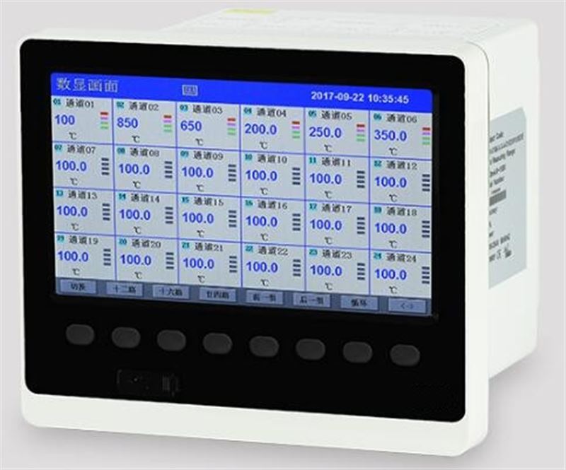 虹润OHR-T910触摸大屏彩屏无纸记录仪输入设置的操作讲解