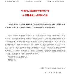 中国电建签署117亿元沙特光伏大单 海外新能源布局再提速