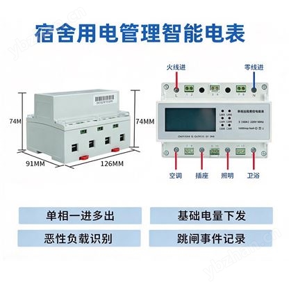DDZY9866-CD4-3 單相費(fèi)控智能電能表