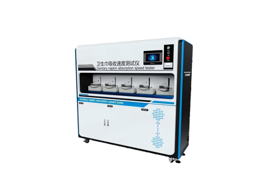 衛生巾吸收速度測試儀含回滲量測定五工位