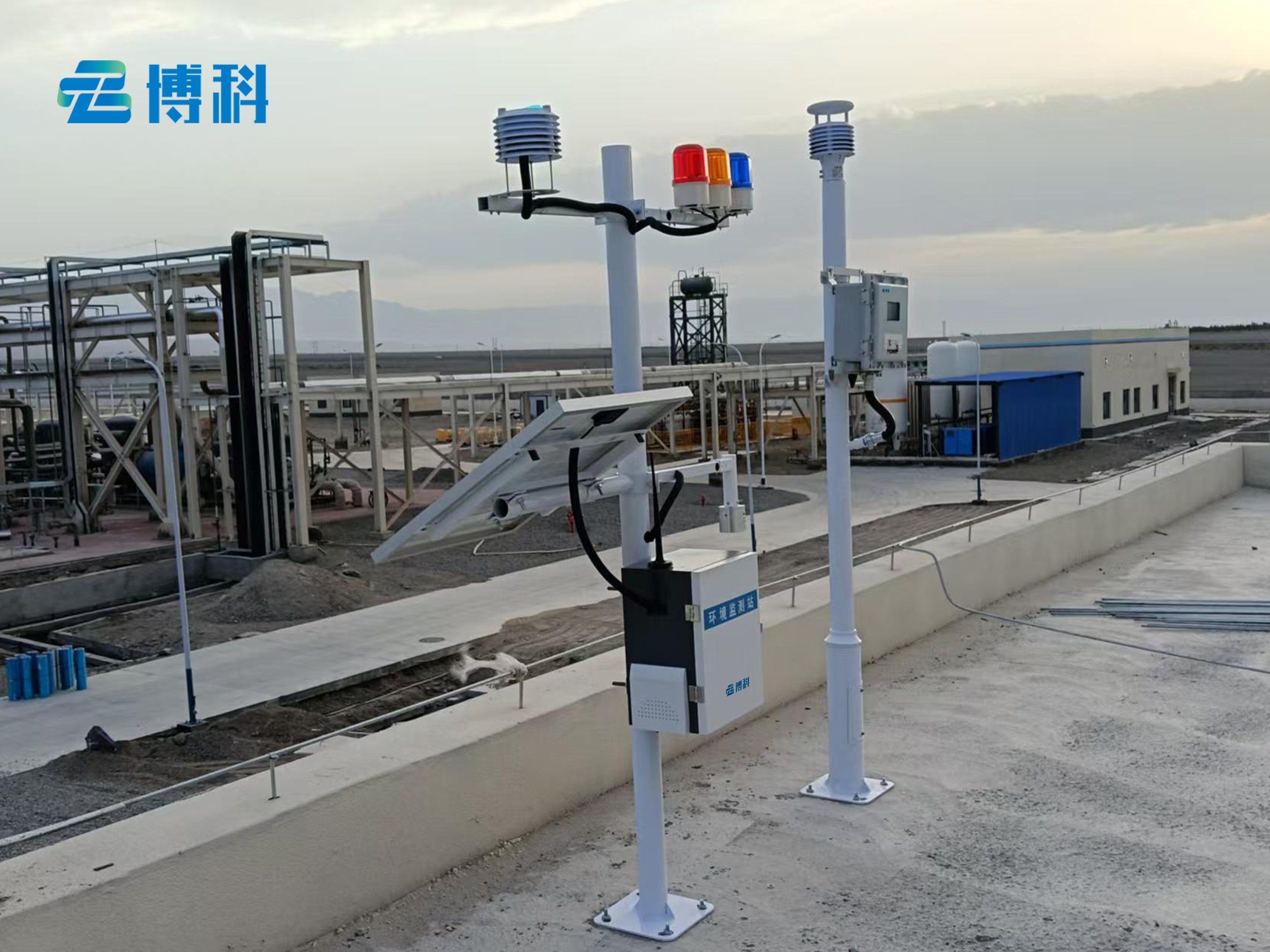 博科仪器一体化防爆气象仪雷电预警设备项目圆满安装投运