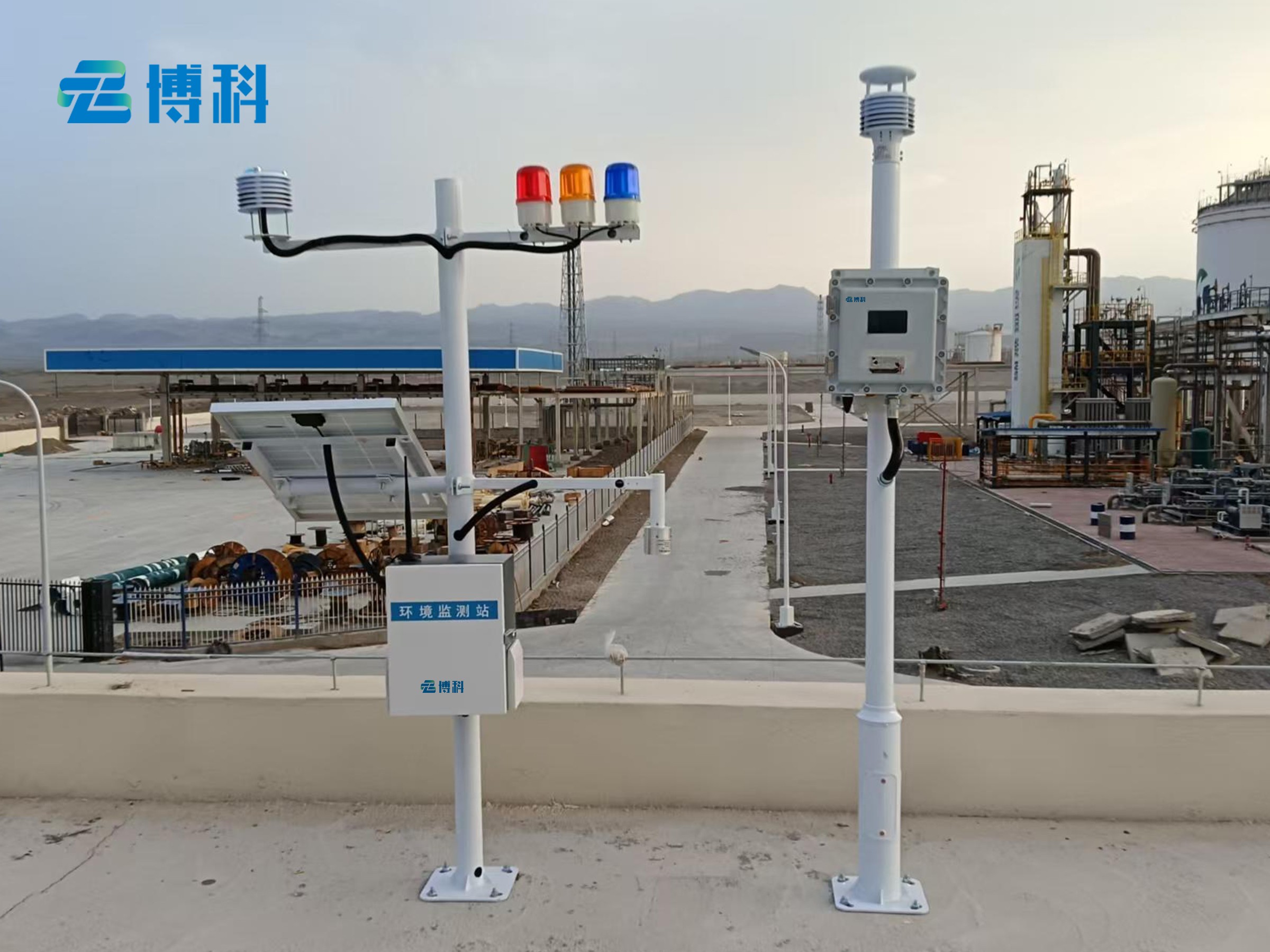 博科仪器一体化防爆气象仪雷电预警设备项目圆满安装投运
