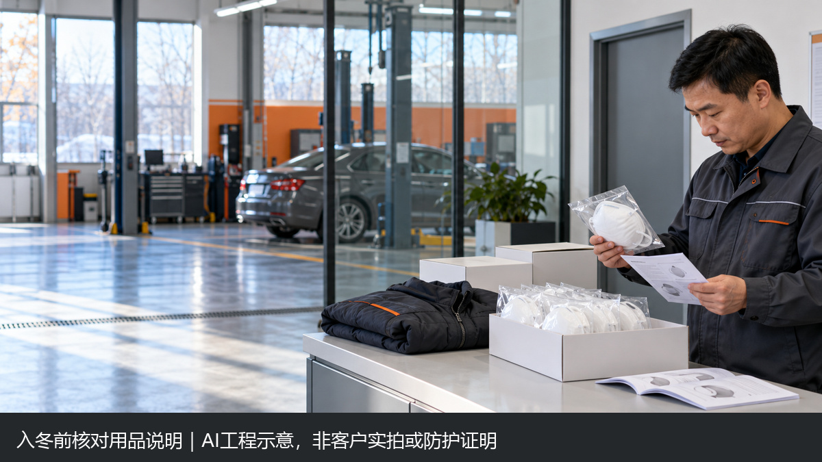 冬季汽修車間戴KN95口罩，能防住尾氣中的CO嗎？