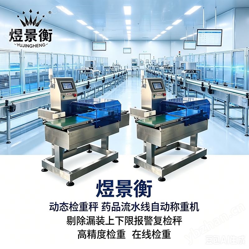 煜景衡流水線滾筒檢重秤生產(chǎn)線在線稱重秤