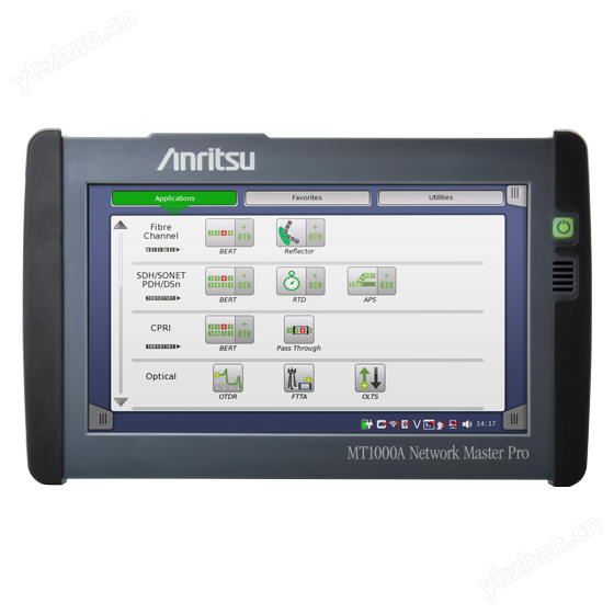 Anritsu 安立 光時域反射儀 以太網 / FC / OTN / SDH / OTDR 測試儀，MT1000A系列：MU100020A，MU100021A，MU100022A，MU10002