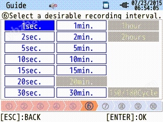 CW500 Recording Setting